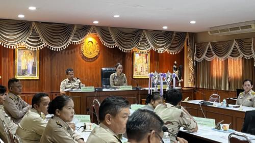 ประชุมหัวหน้าส่วนราชการประจำอำเภอกงไกรลาศ ครั้งที่ 11/2568