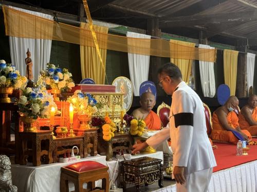 พิธีบำเพ็ญกุศลปัณรสมวาร 15 วัน เพื่ออุทิศถวายเป็นพระราชกุศลแด่สมเด็จพระนางเจ้าสิริกิติ์ พระบรมราชินีนาถ พระบรมราชชนนีพันปีหลวง